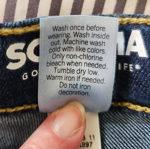 NWT Sonoma Girls Medium Wash Size 8 Jeans - Picture 7 of 9